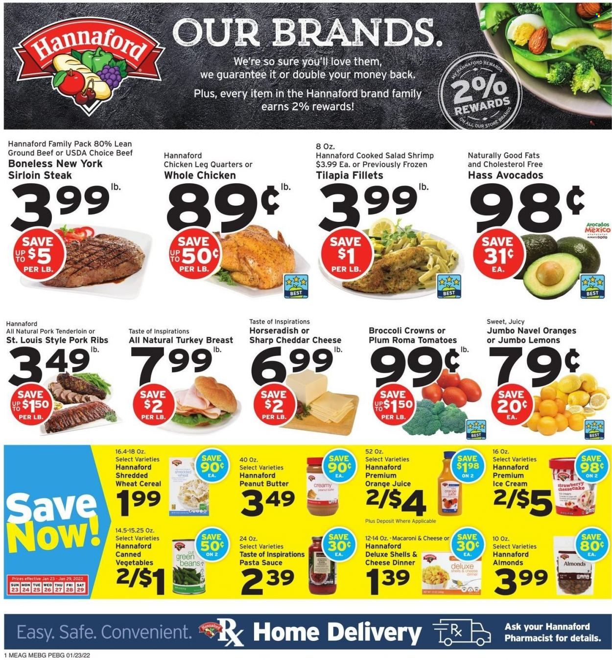 Hannaford (MA) Weekly Ad Flyer January 22 to January 29