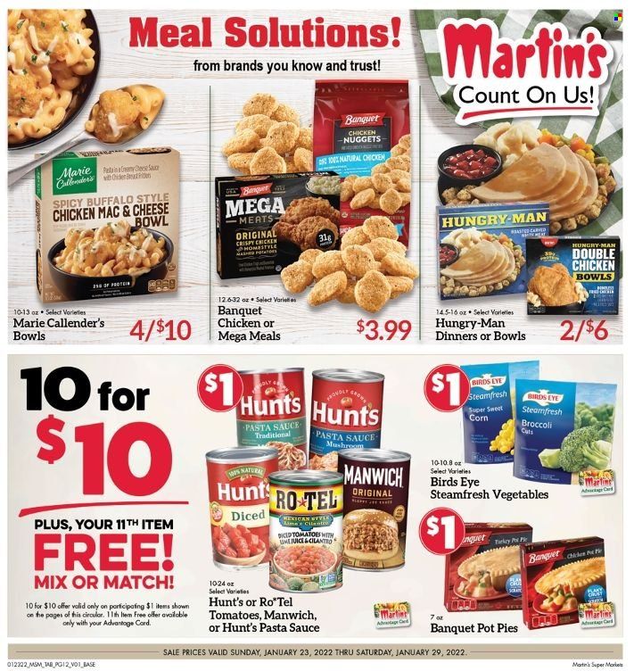 Martin’s (IN, MI) Weekly Ad Flyer January 22 to January 29