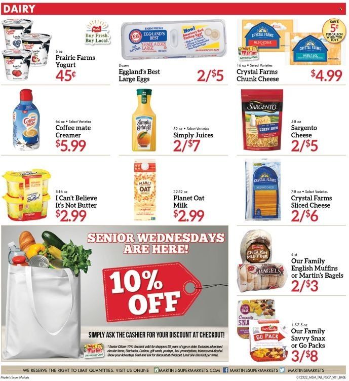 Martin’s (IN, MI) Weekly Ad Flyer January 22 to January 29