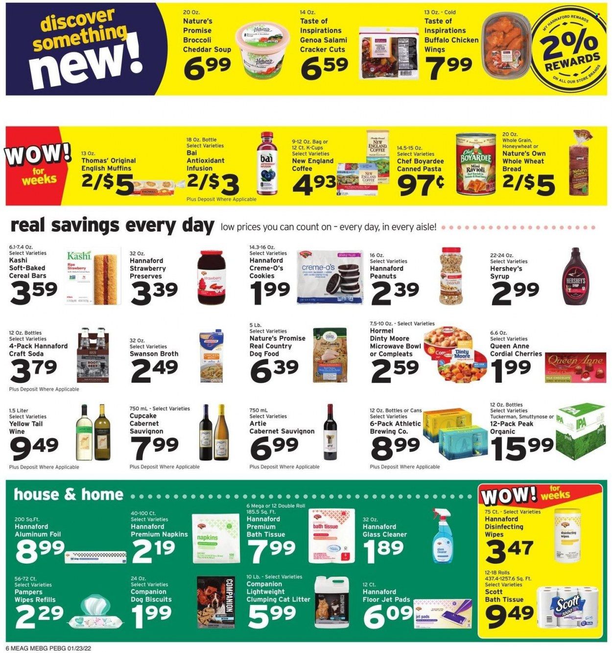 Hannaford (VT) Weekly Ad Flyer January 22 to January 29