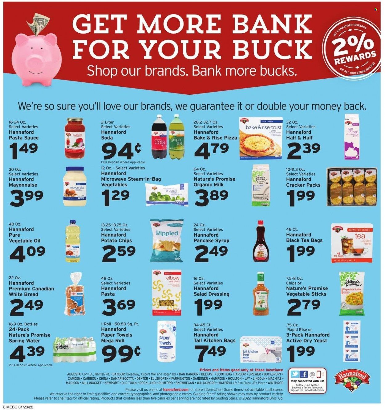 Hannaford (VT) Weekly Ad Flyer January 22 to January 29