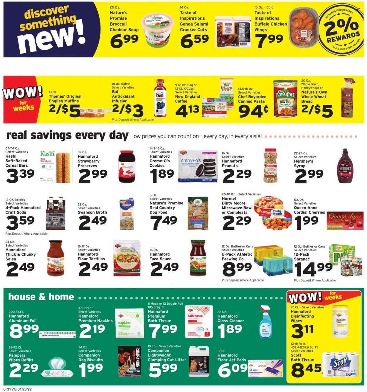 Hannaford (NY) Weekly Ad Flyer January 22 to January 29