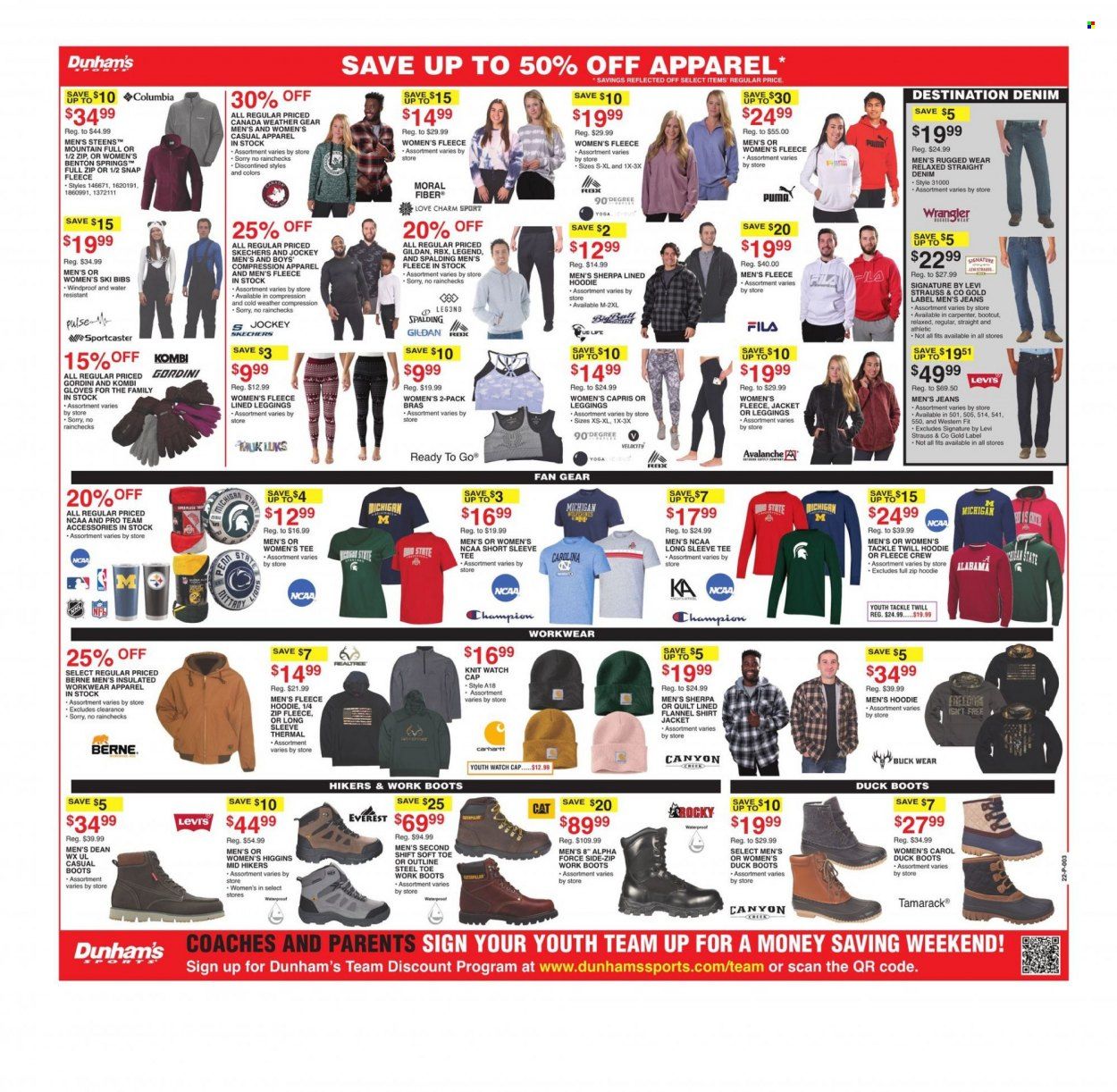 Dunham's Sports (MI, MN, OH, SD) Weekly Ad Flyer January 23 to January 30