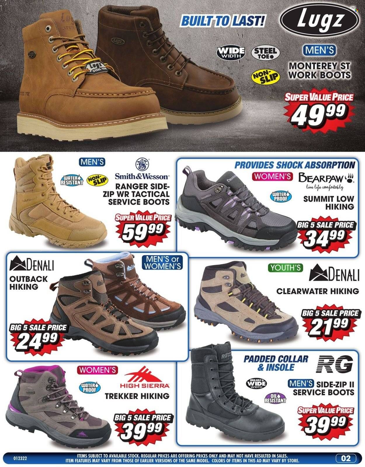 Big 5 (AZ, CA, CO, ID, NM, OR, UT, WA) Weekly Ad Flyer January 23 to January 30