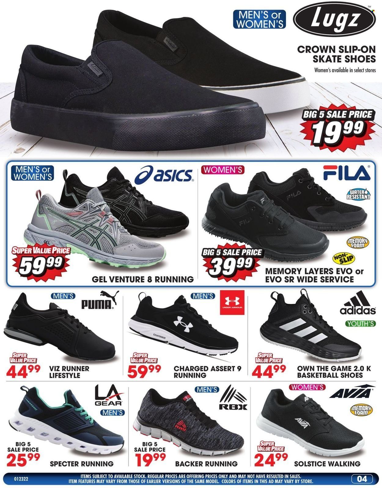 Big 5 (AZ, CA, CO, ID, NM, OR, UT, WA) Weekly Ad Flyer January 23 to January 30