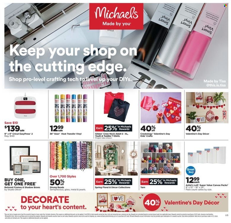 Michaels Weekly Ad Flyer January 23 to January 30