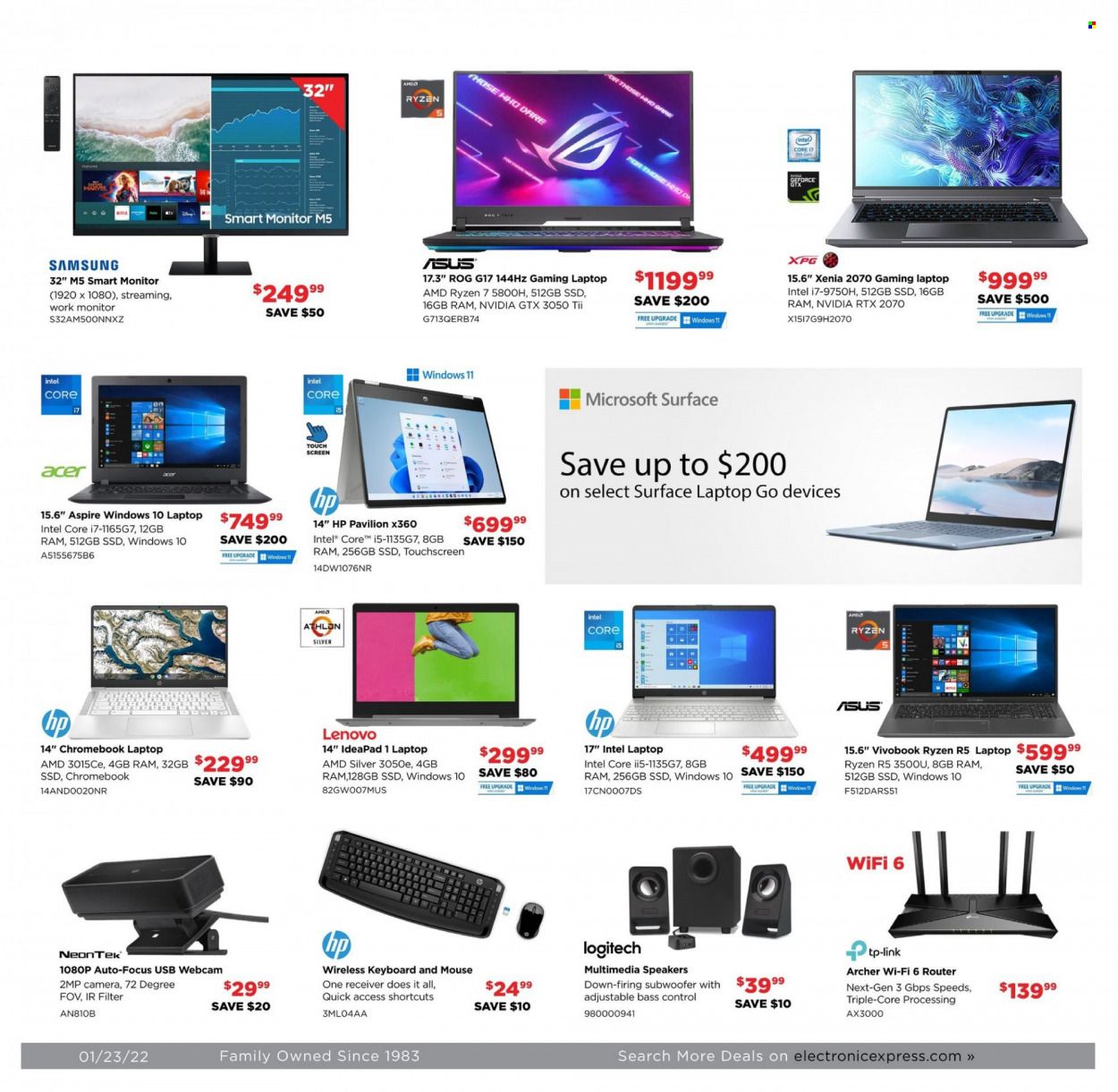 Electronic Express (AL, TN) Weekly Ad Flyer January 23 to January 30
