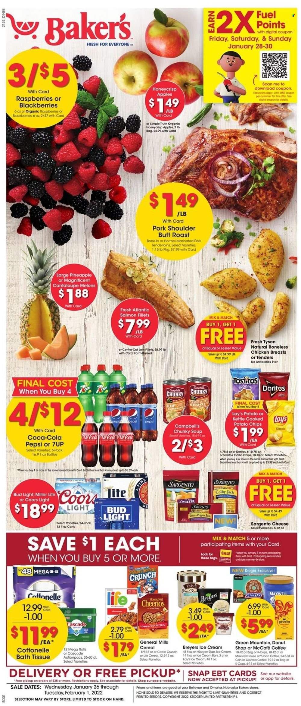 Baker's (NE) Weekly Ad Flyer January 26 to February 2