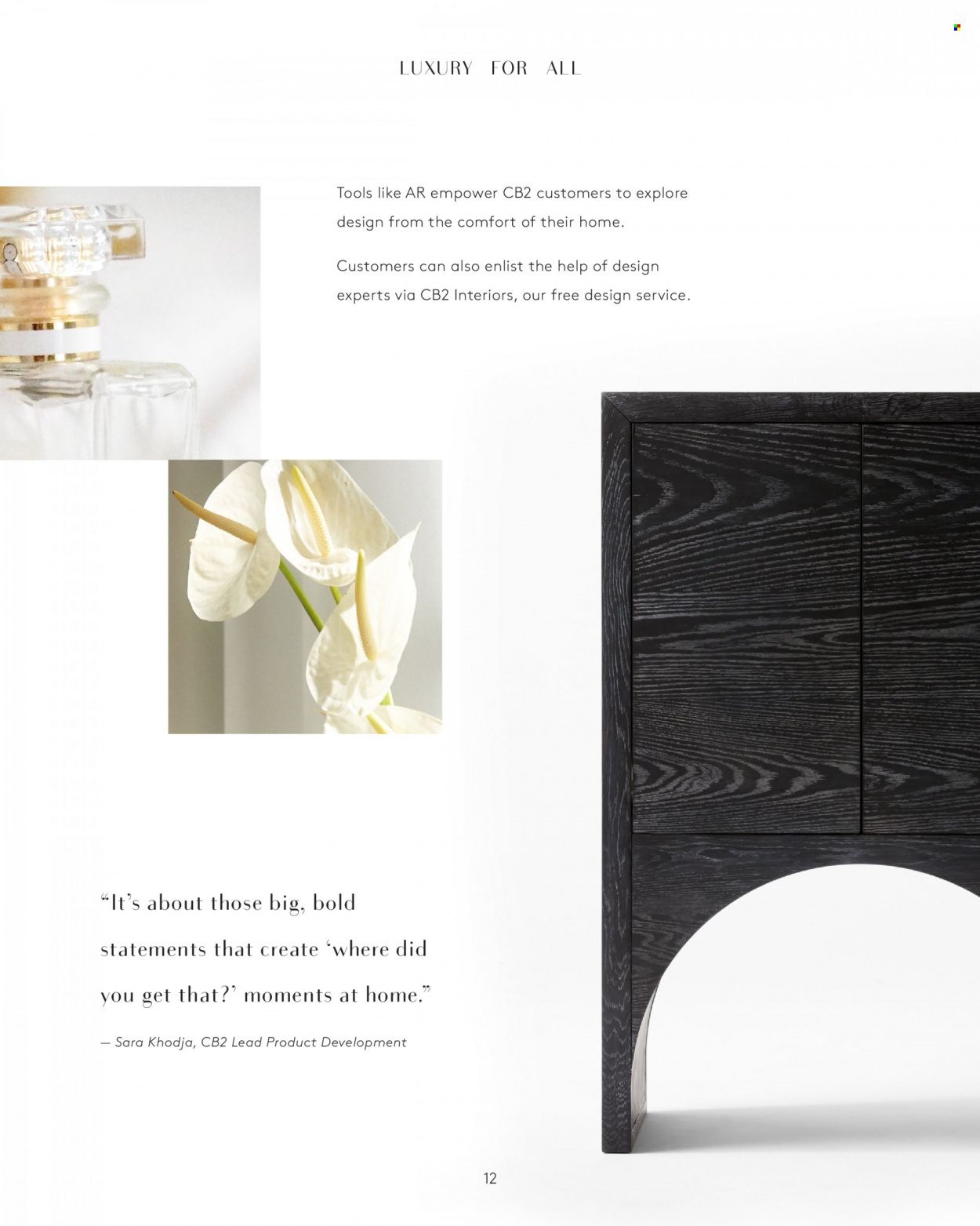 CB2 Next in design Promotions & Flyer Specials January 2023