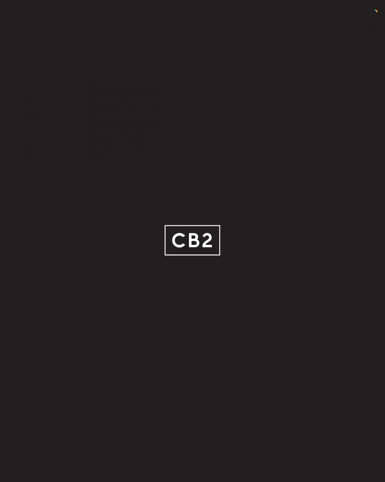 CB2 Next in design Promotions & Flyer Specials January 2023
