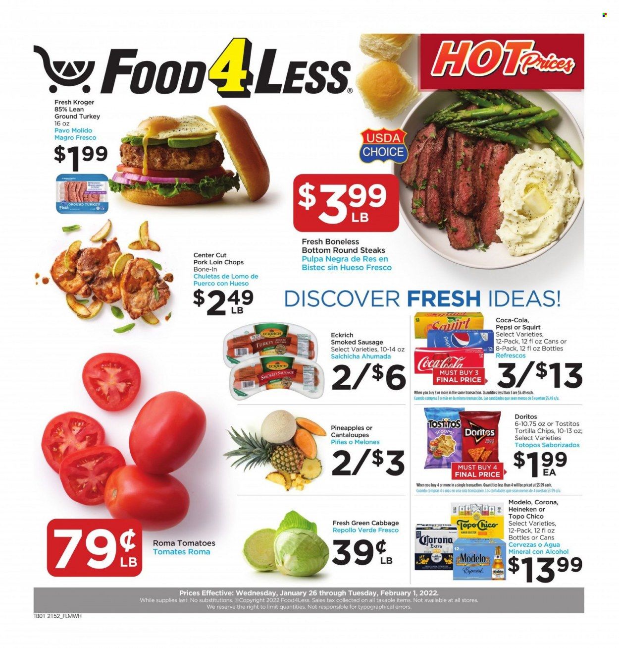 Food 4 Less (IL) Weekly Ad Flyer January 26 to February 2