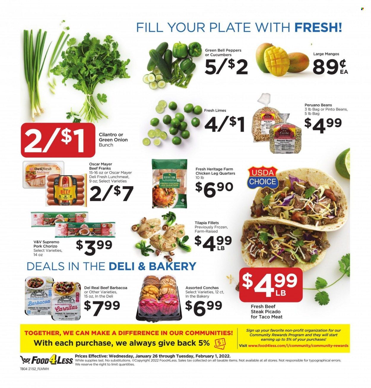 Food 4 Less (IL) Weekly Ad Flyer January 26 to February 2