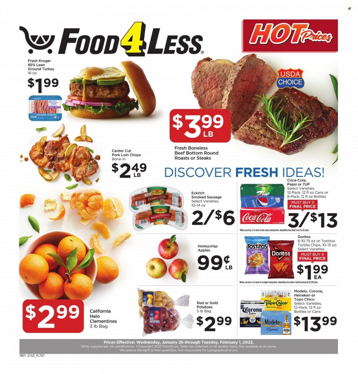 Food 4 Less (IN) Weekly Ad Flyer January 26 to February 2