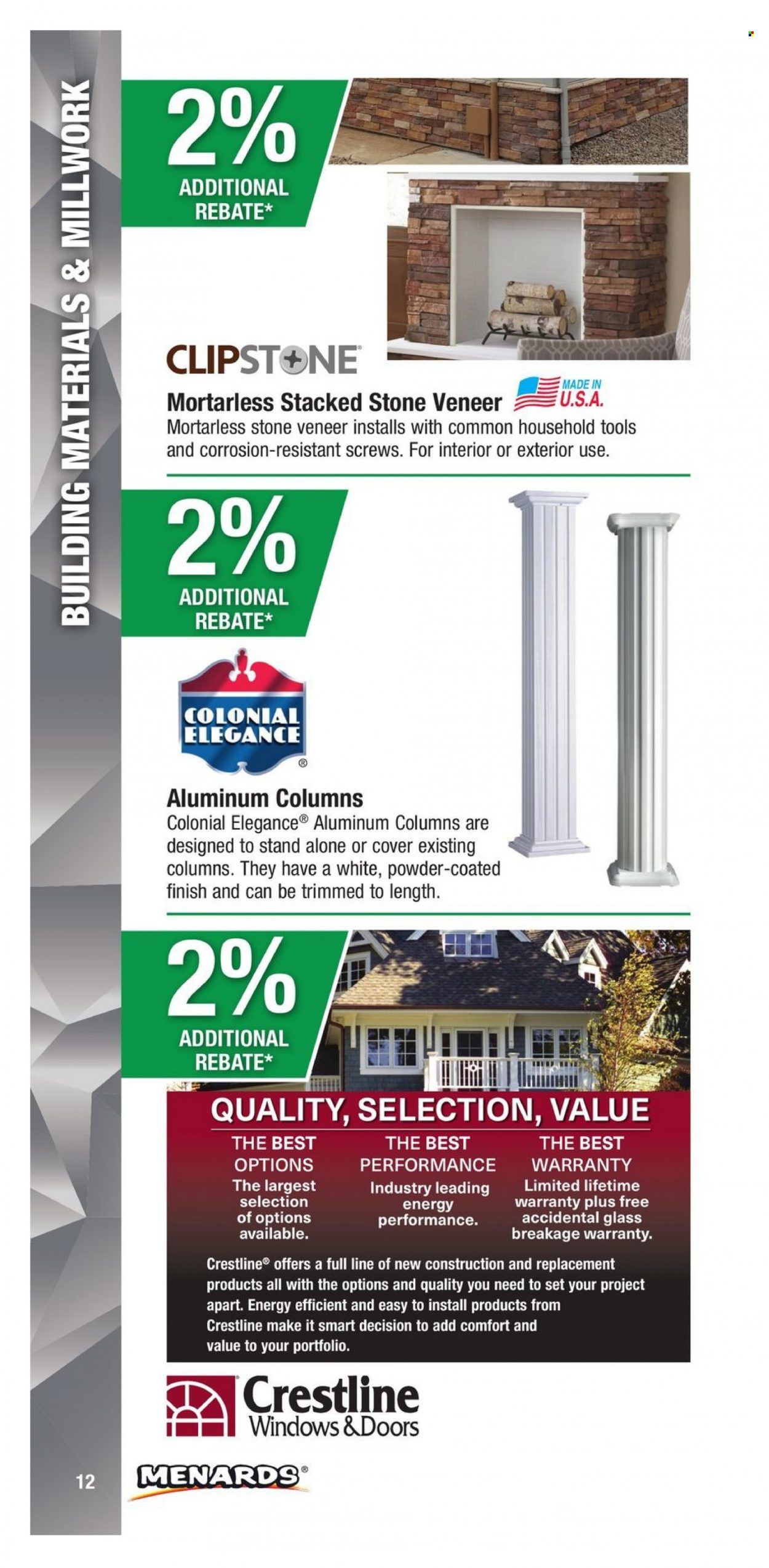 Menards (IA, IL, IN, MI, MN, MO, ND, NE, WI) CONTRACTOR CARD BROCHURE Weekly Ad Flyer Specials January 2 to December 31, 2022