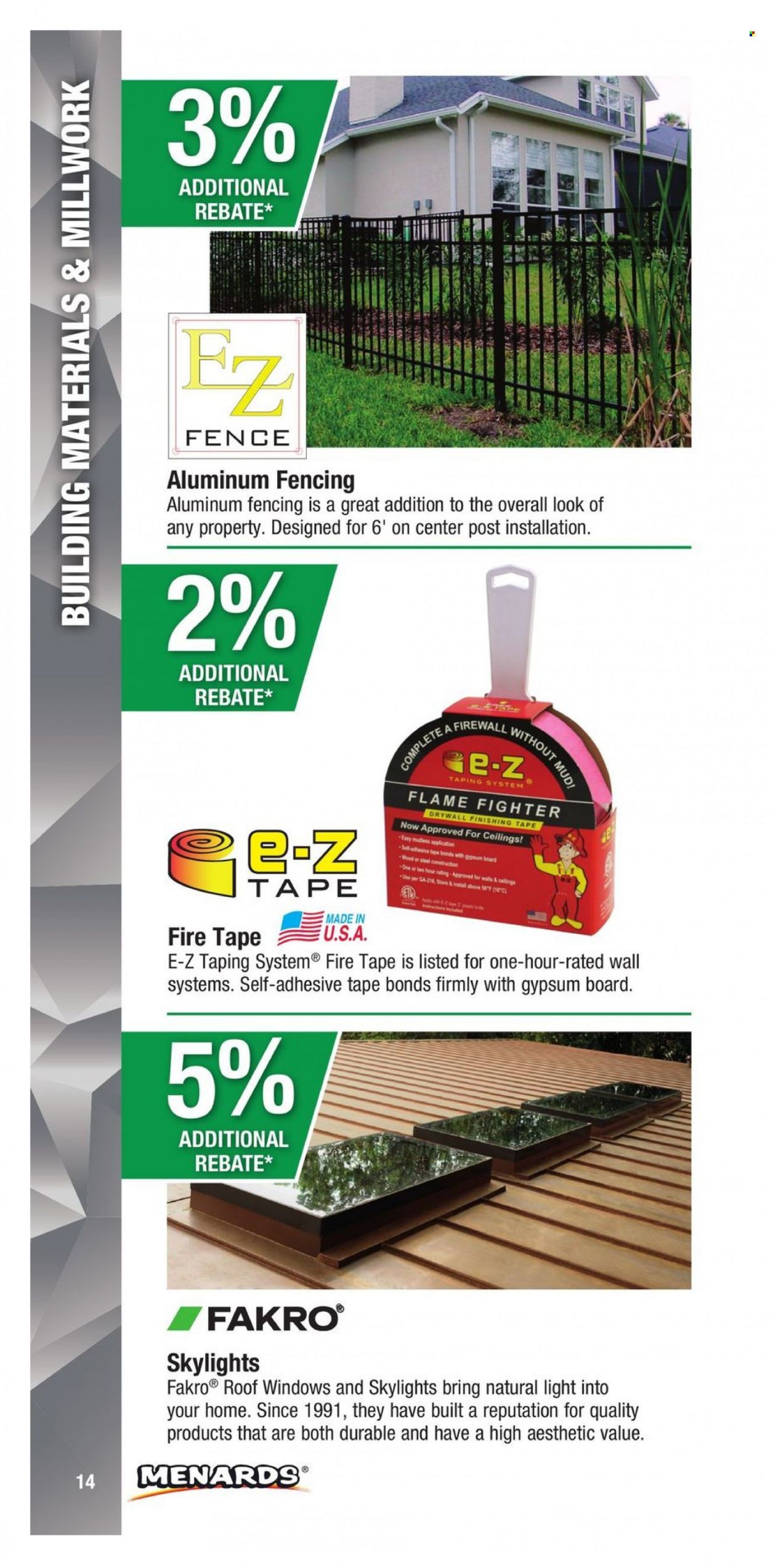 Menards (IA, IL, IN, MI, MN, MO, ND, NE, WI) CONTRACTOR CARD BROCHURE Weekly Ad Flyer Specials January 2 to December 31, 2022