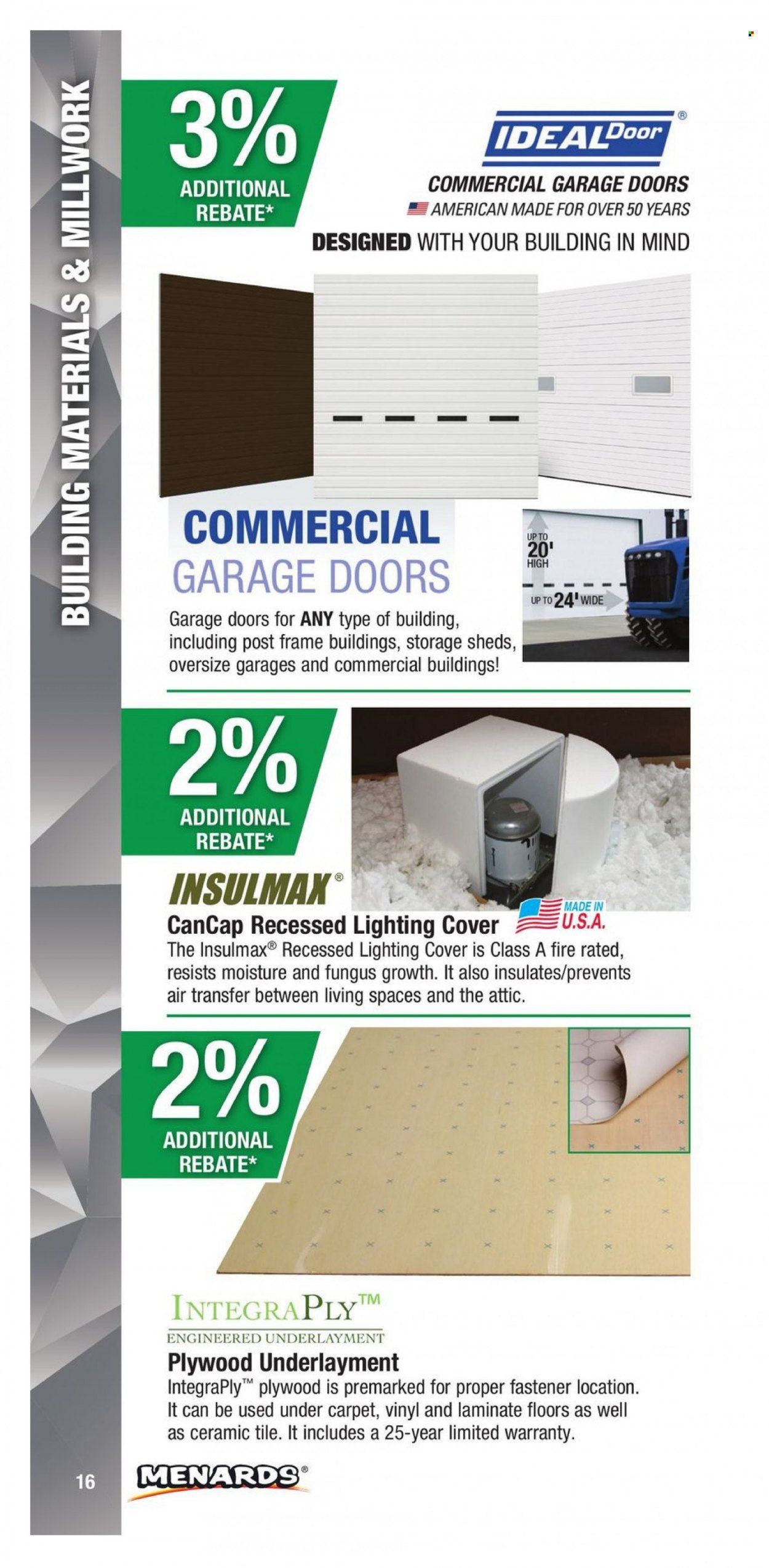 Menards (IA, IL, IN, MI, MN, MO, ND, NE, WI) CONTRACTOR CARD BROCHURE Weekly Ad Flyer Specials January 2 to December 31, 2022