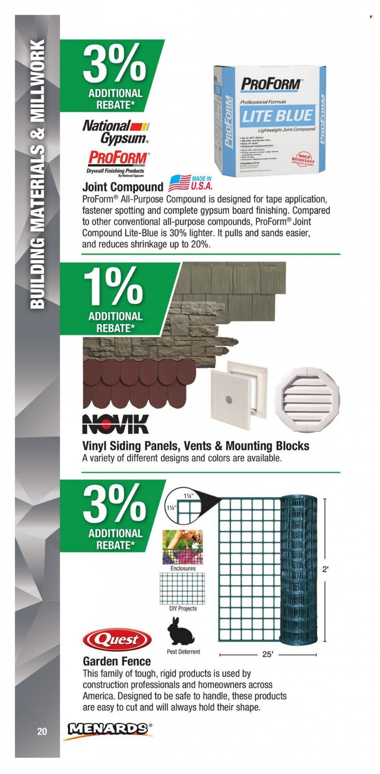 Menards (IA, IL, IN, MI, MN, MO, ND, NE, WI) CONTRACTOR CARD BROCHURE Weekly Ad Flyer Specials January 2 to December 31, 2022