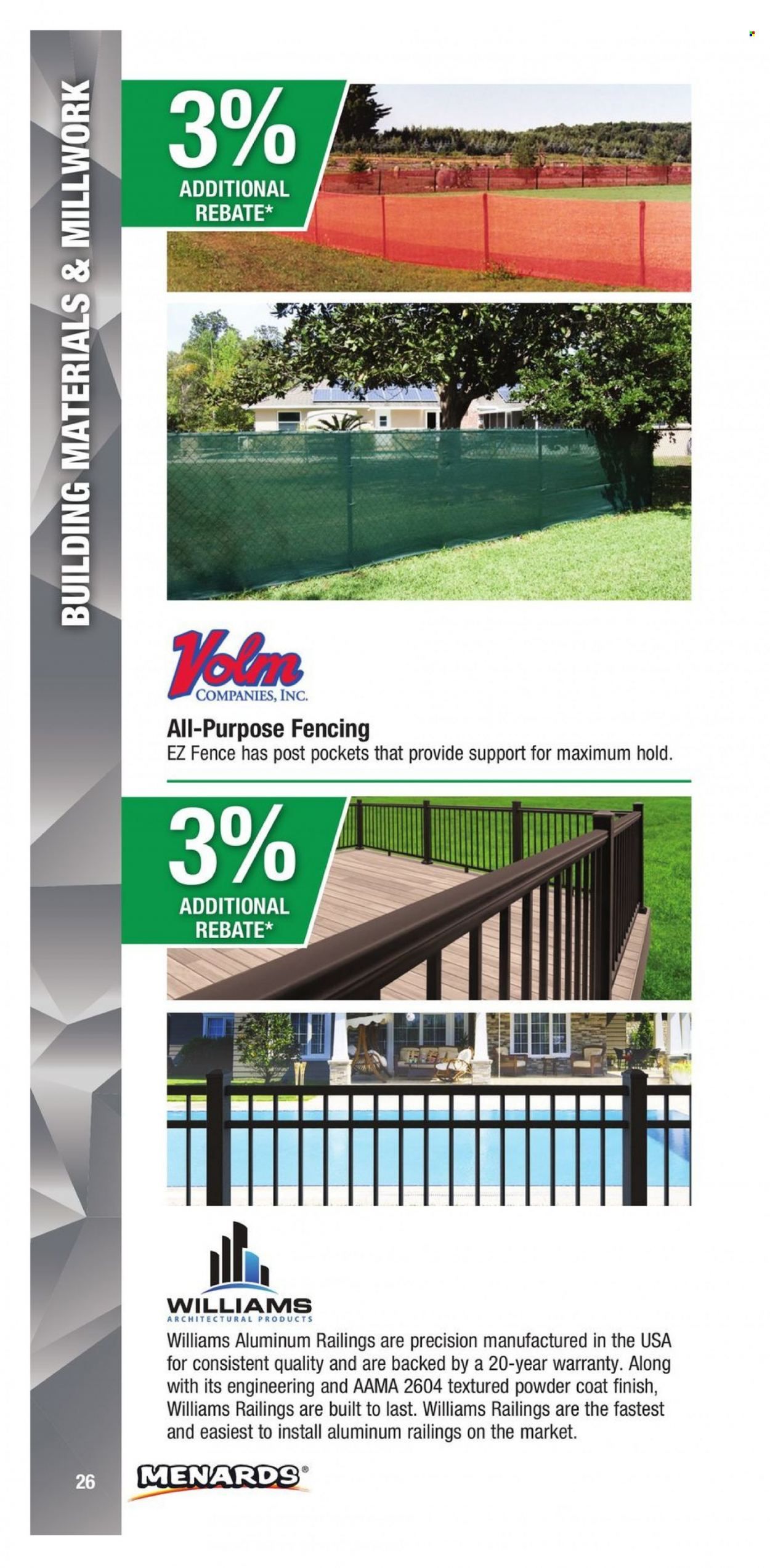 Menards (IA, IL, IN, MI, MN, MO, ND, NE, WI) CONTRACTOR CARD BROCHURE Weekly Ad Flyer Specials January 2 to December 31, 2022