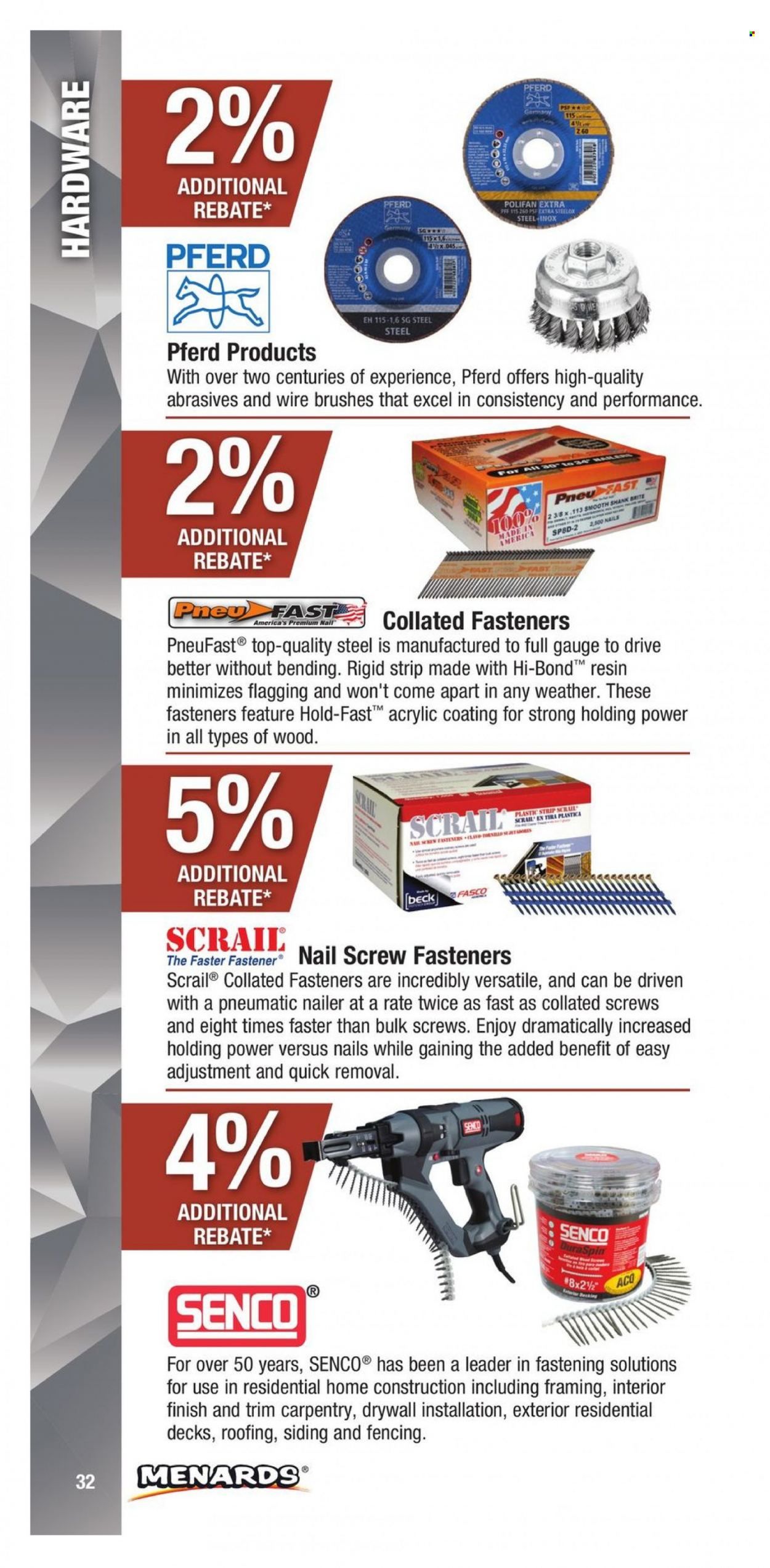 Menards (IA, IL, IN, MI, MN, MO, ND, NE, WI) CONTRACTOR CARD BROCHURE Weekly Ad Flyer Specials January 2 to December 31, 2022