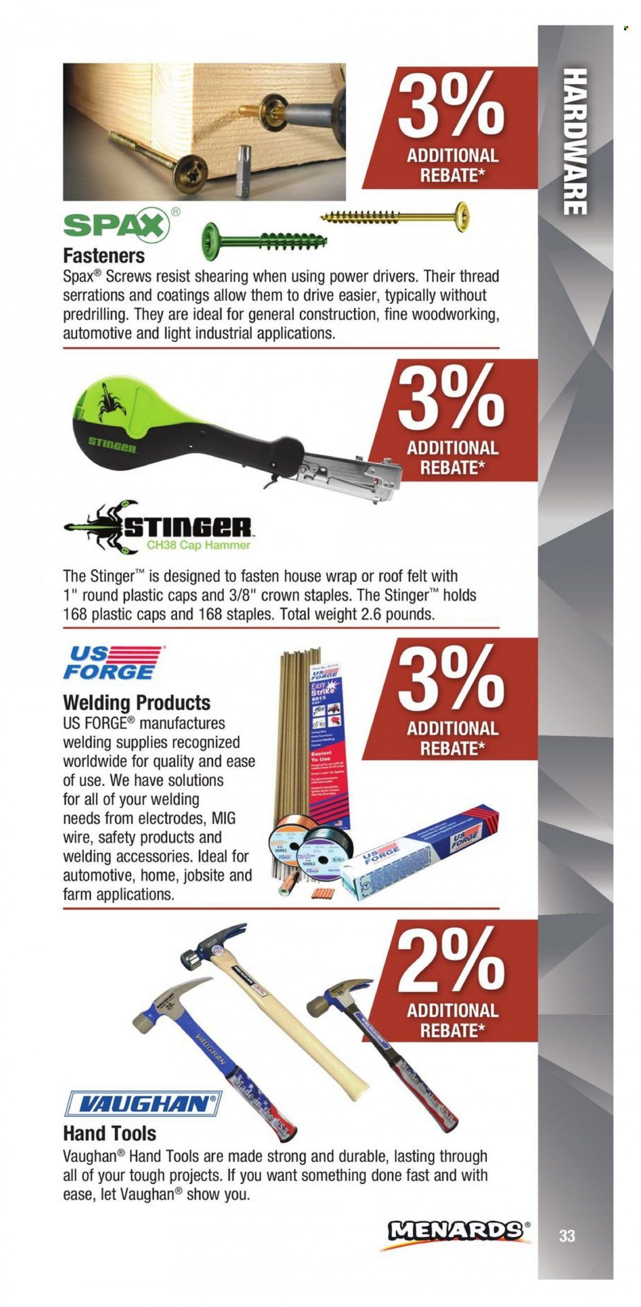 Menards (IA, IL, IN, MI, MN, MO, ND, NE, WI) CONTRACTOR CARD BROCHURE Weekly Ad Flyer Specials January 2 to December 31, 2022