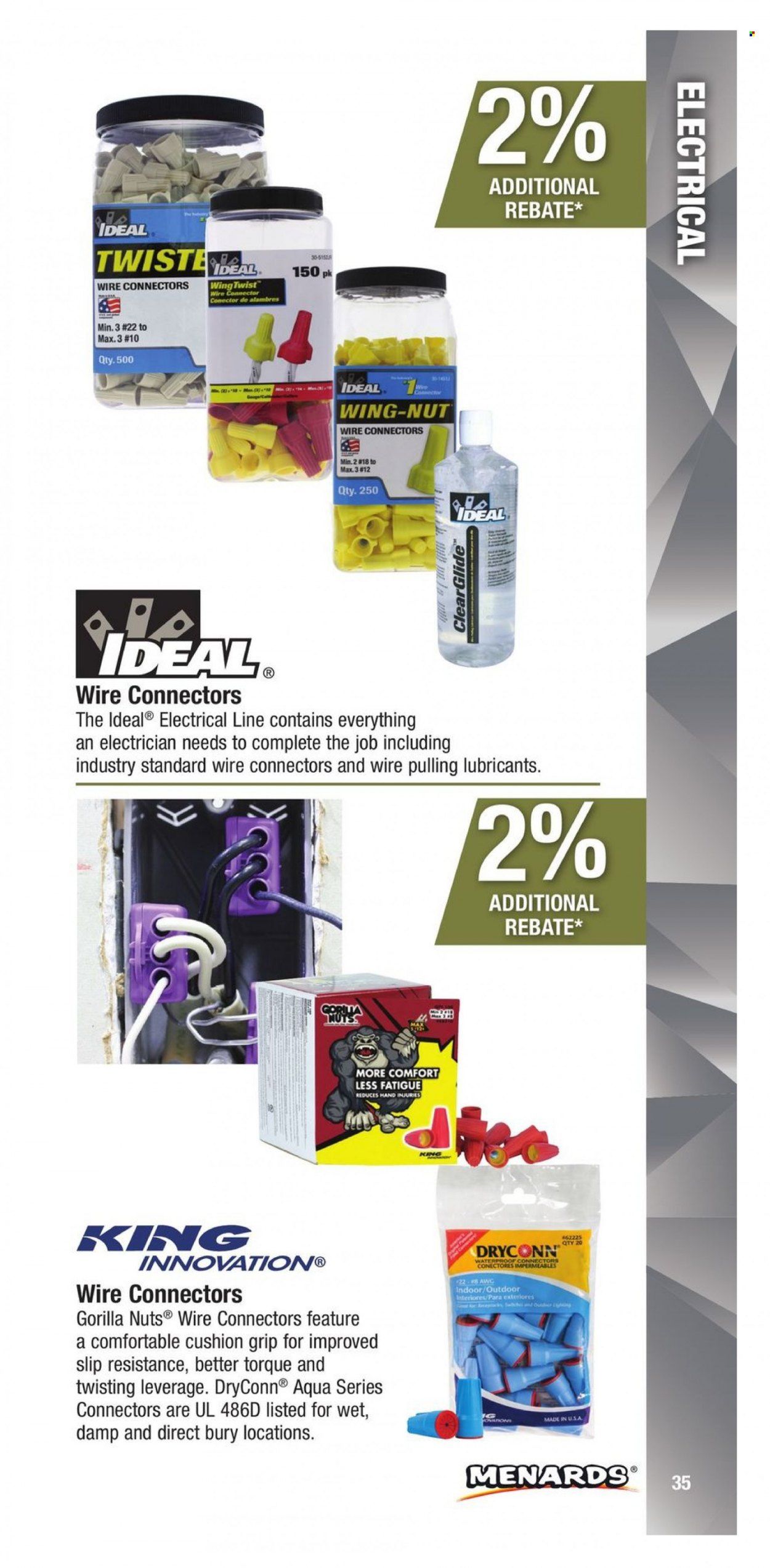 Menards (IA, IL, IN, MI, MN, MO, ND, NE, WI) CONTRACTOR CARD BROCHURE Weekly Ad Flyer Specials January 2 to December 31, 2022