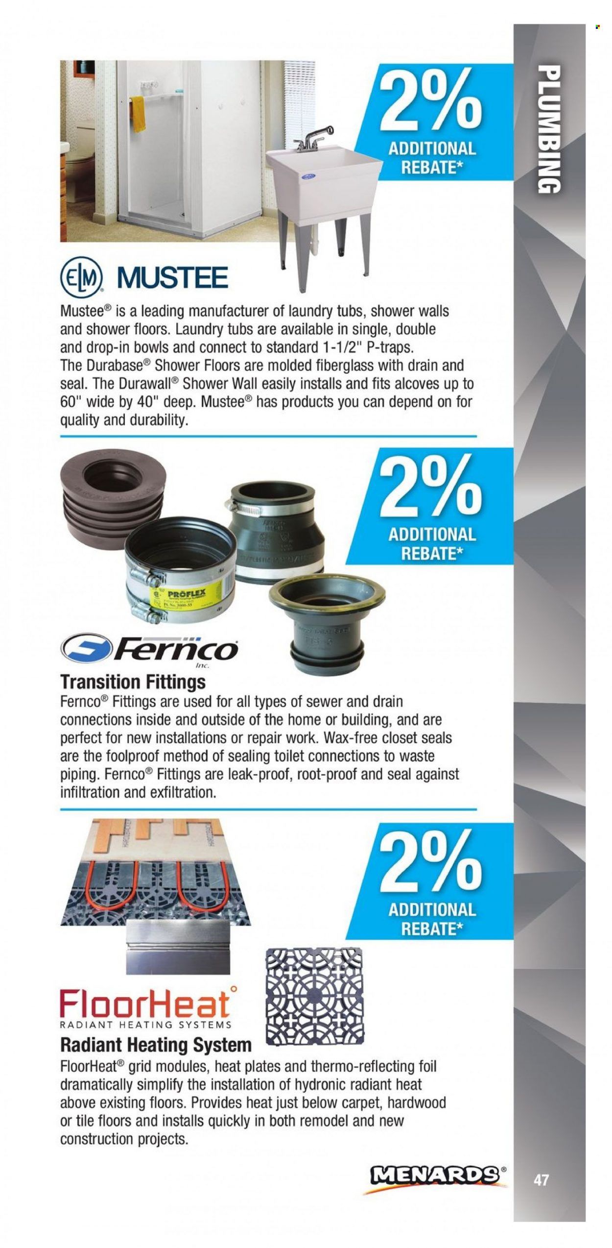 Menards (IA, IL, IN, MI, MN, MO, ND, NE, WI) CONTRACTOR CARD BROCHURE Weekly Ad Flyer Specials January 2 to December 31, 2022
