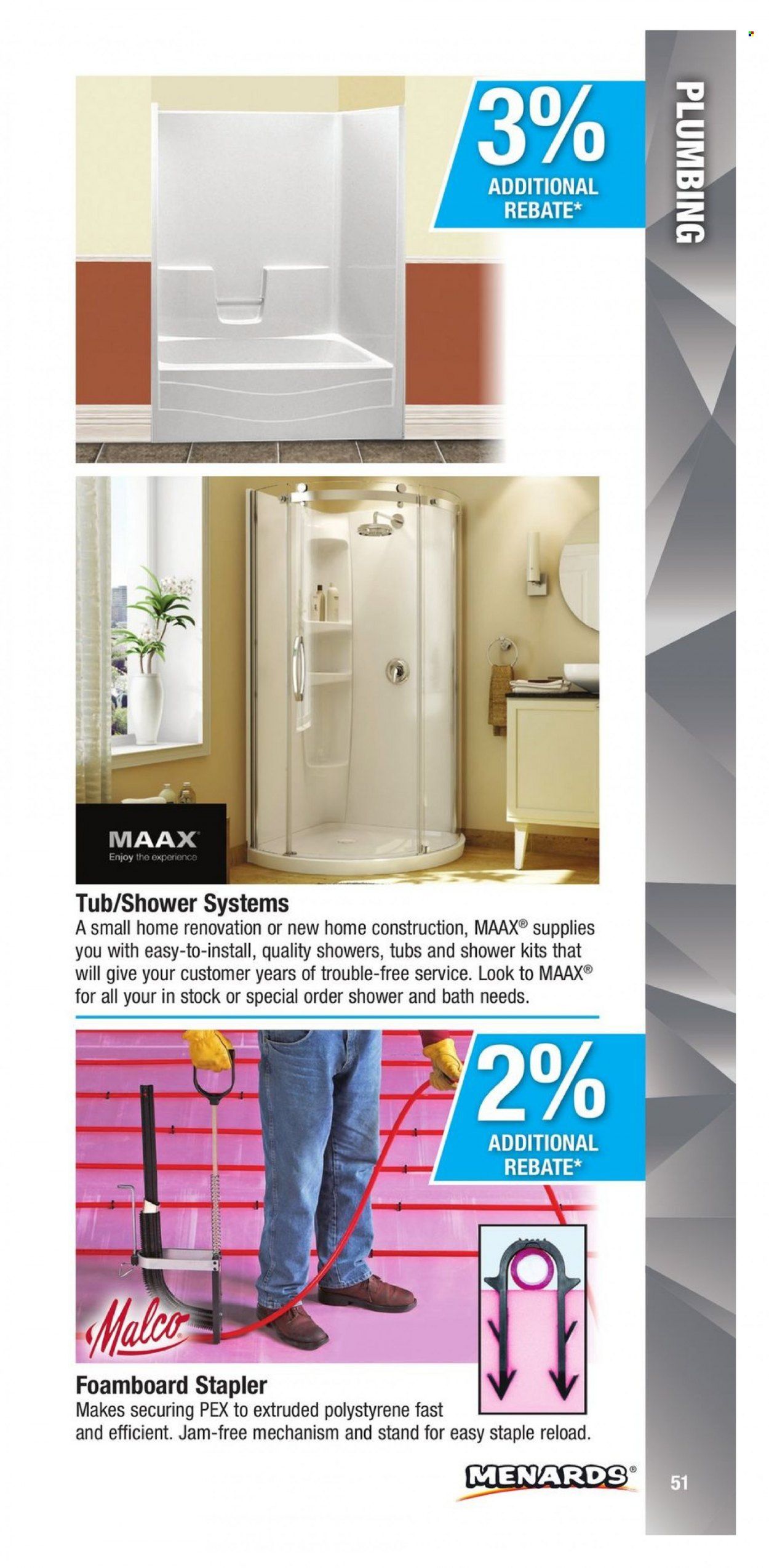 Menards (IA, IL, IN, MI, MN, MO, ND, NE, WI) CONTRACTOR CARD BROCHURE Weekly Ad Flyer Specials January 2 to December 31, 2022
