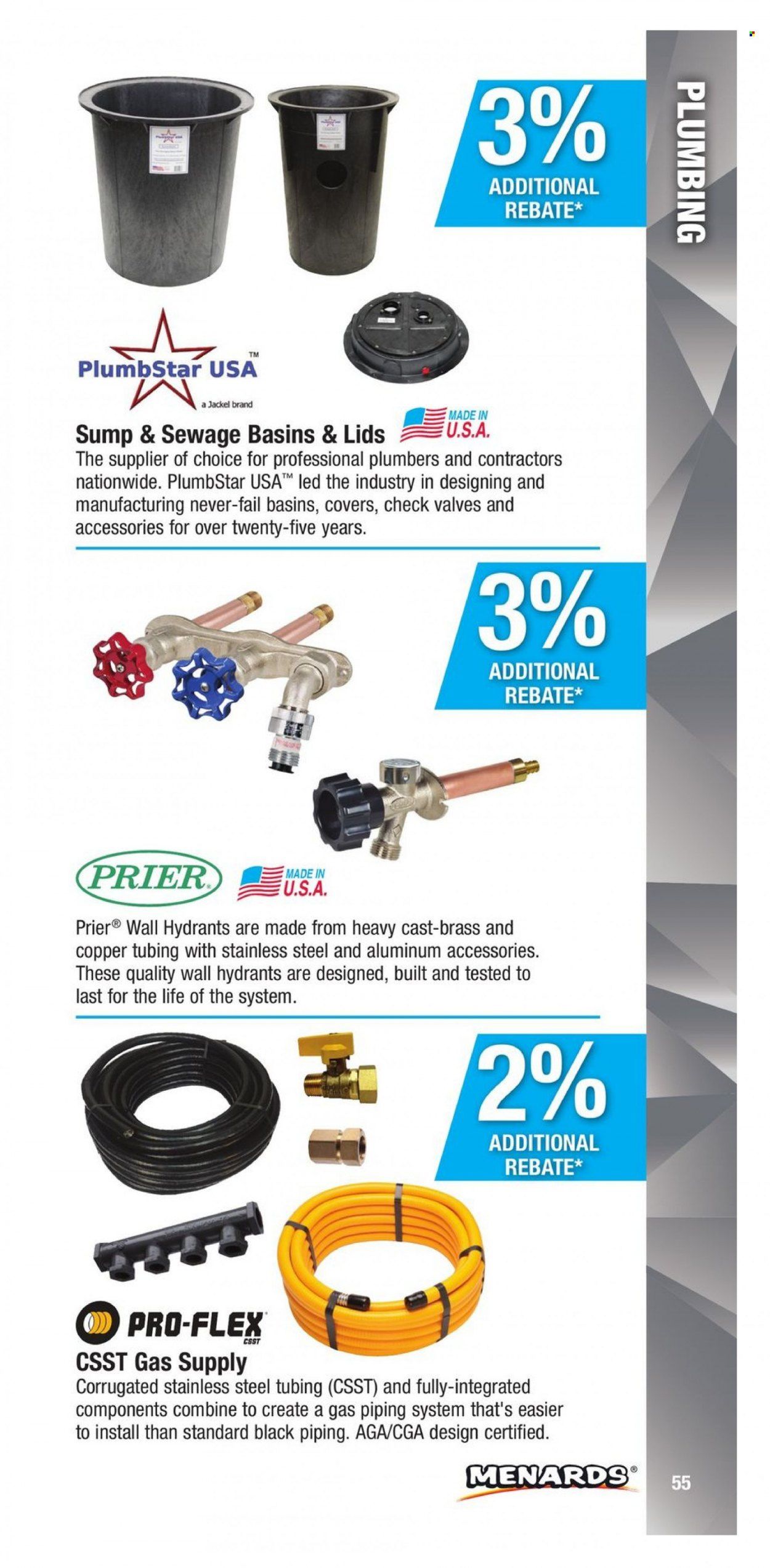 Menards (IA, IL, IN, MI, MN, MO, ND, NE, WI) CONTRACTOR CARD BROCHURE Weekly Ad Flyer Specials January 2 to December 31, 2022