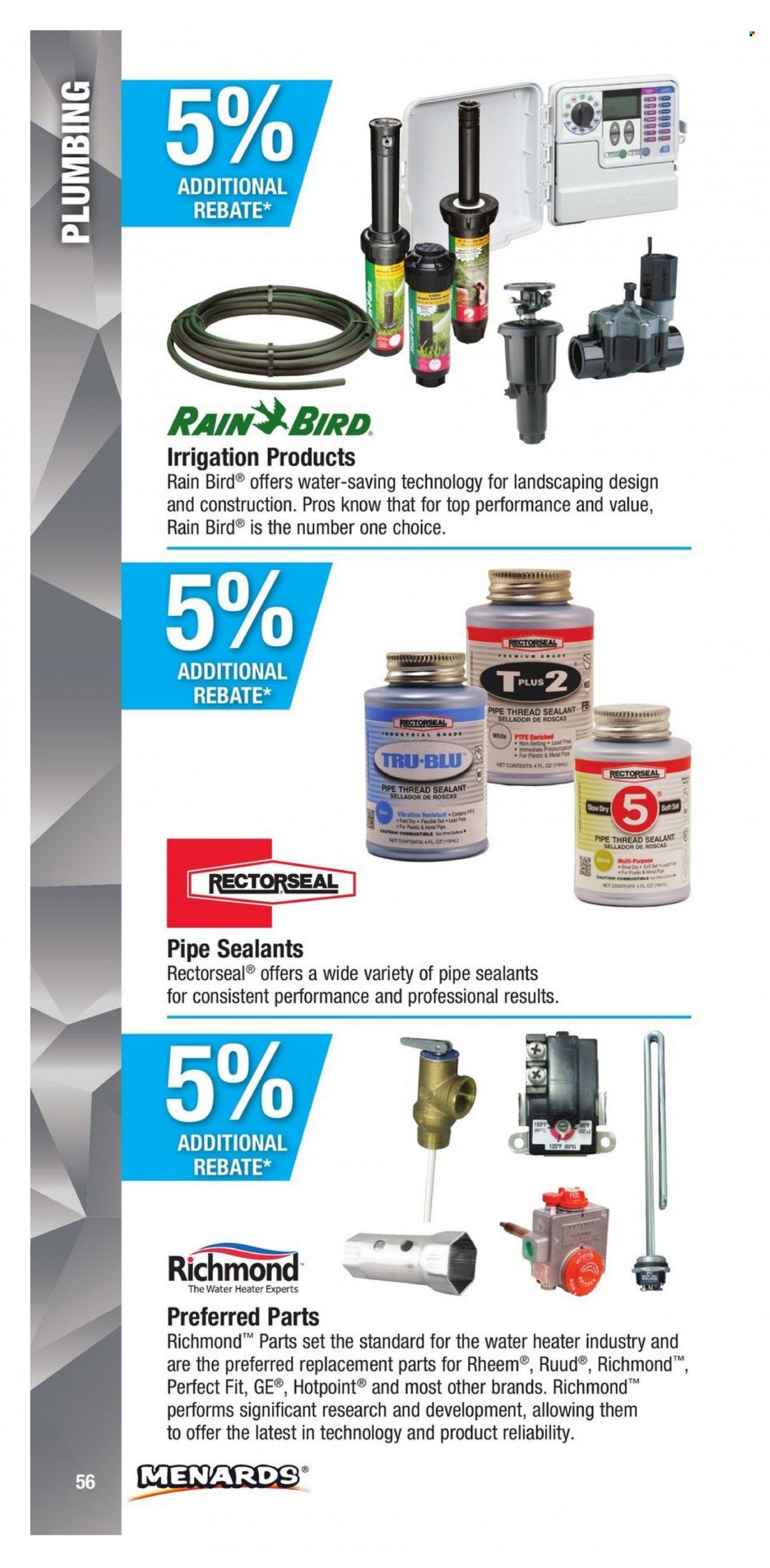 Menards (IA, IL, IN, MI, MN, MO, ND, NE, WI) CONTRACTOR CARD BROCHURE Weekly Ad Flyer Specials January 2 to December 31, 2022