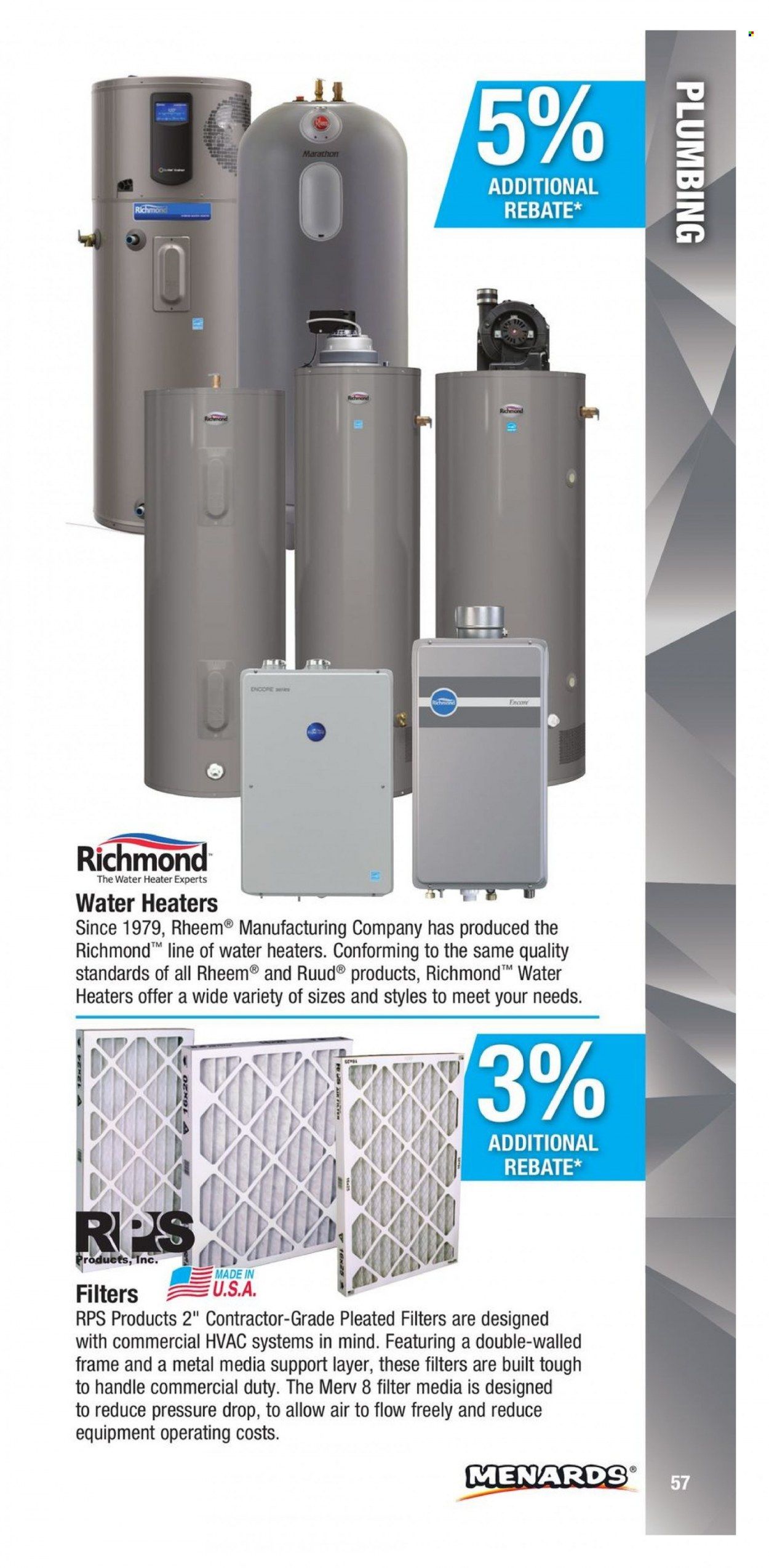 Menards (IA, IL, IN, MI, MN, MO, ND, NE, WI) CONTRACTOR CARD BROCHURE Weekly Ad Flyer Specials January 2 to December 31, 2022
