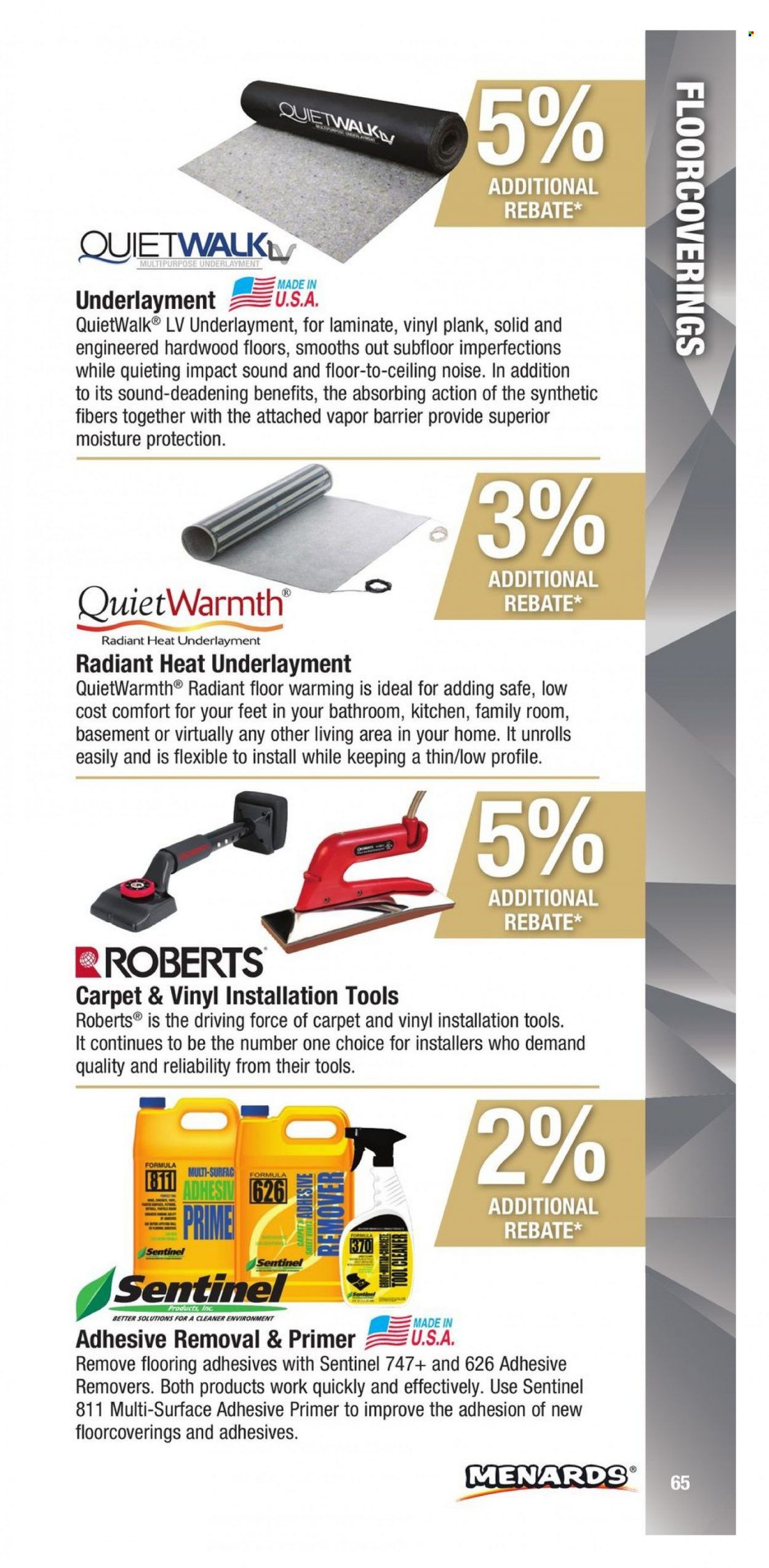 Menards (IA, IL, IN, MI, MN, MO, ND, NE, WI) CONTRACTOR CARD BROCHURE Weekly Ad Flyer Specials January 2 to December 31, 2022