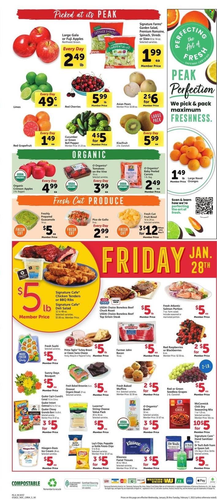 Safeway (AZ, CA, CO, HI, MD, NE, OR, VA, WA) Weekly Ad Flyer January 26 to February 2