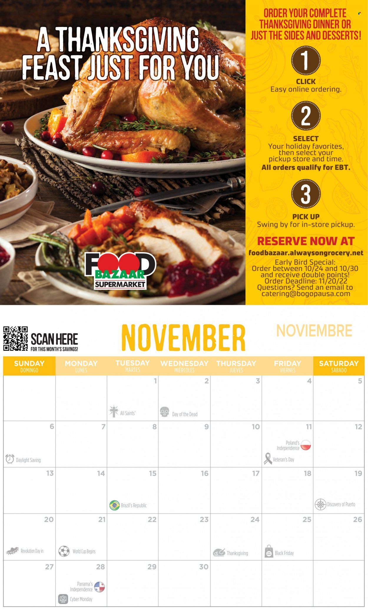 Food Bazaar (CT, NJ, NY) Food Bazaar Calendar 2022 Weekly Ad Flyer Specials January 1 to December 31, 2022