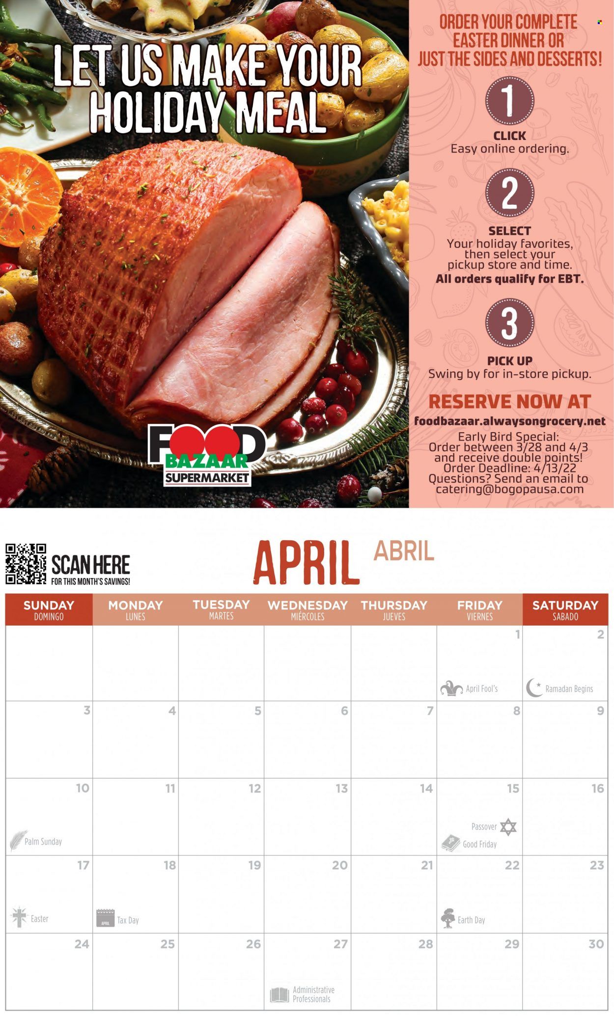 Food Bazaar (CT, NJ, NY) Food Bazaar Calendar 2022 Weekly Ad Flyer Specials January 1 to December 31, 2022