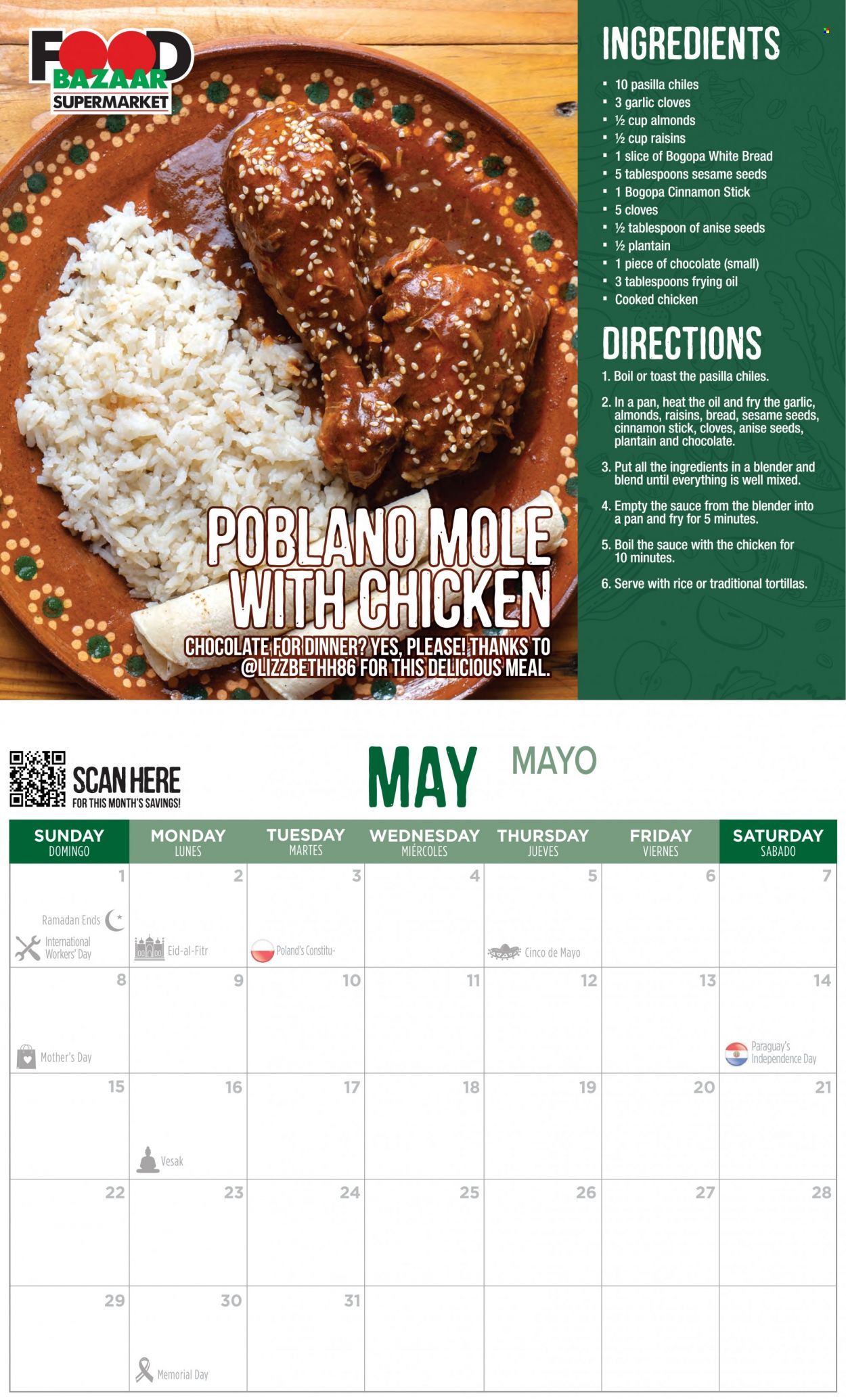Food Bazaar (CT, NJ, NY) Food Bazaar Calendar 2022 Weekly Ad Flyer Specials January 1 to December 31, 2022