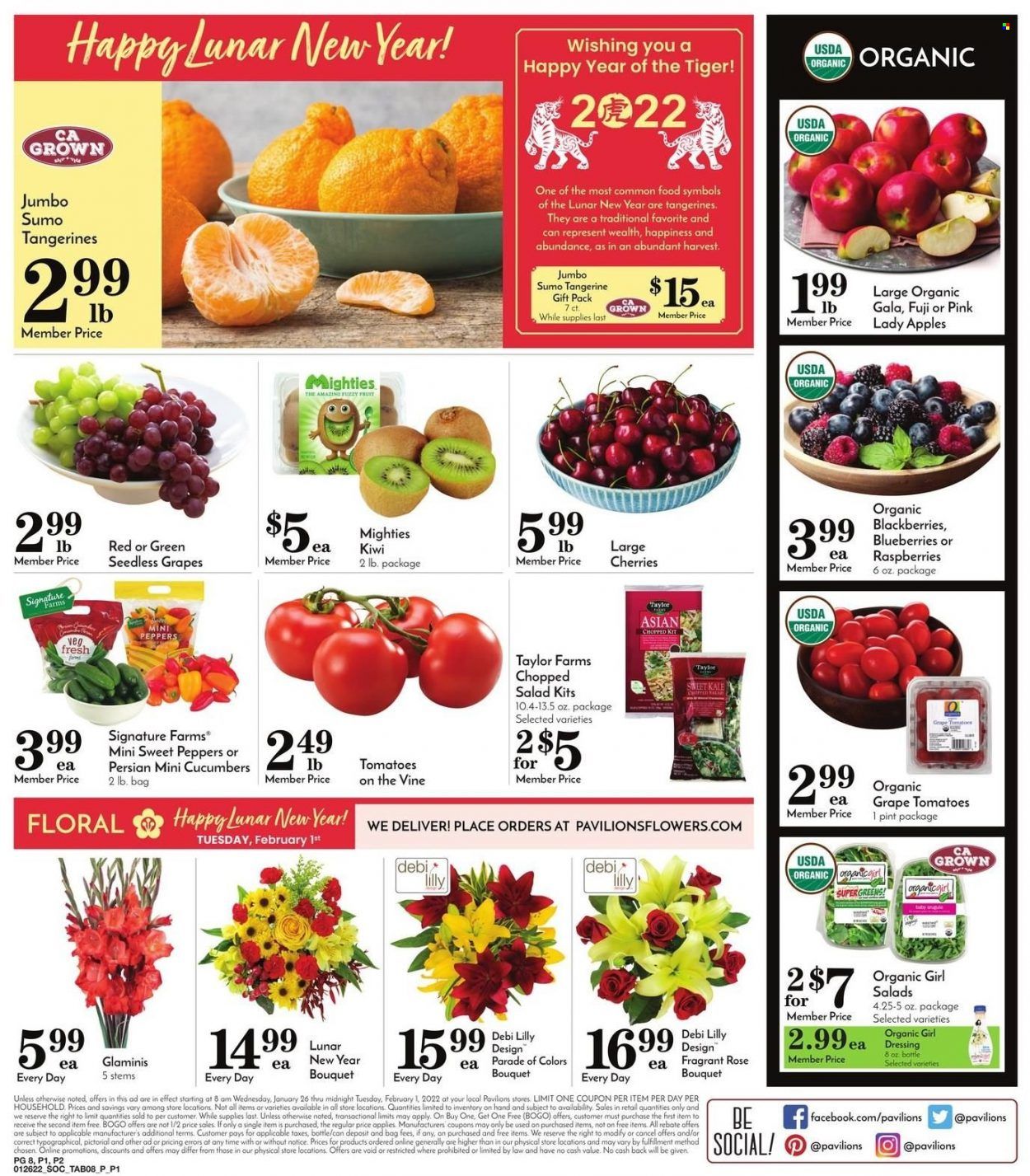Pavilions (CA) Weekly Ad Flyer January 26 to February 2