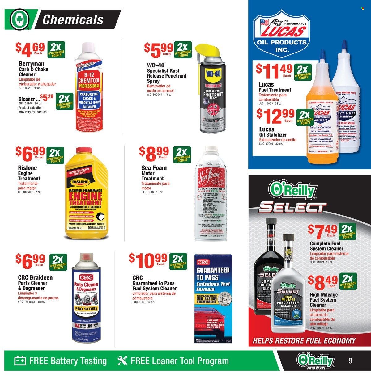 O'Reilly Auto Parts Weekly Ad Flyer January 26 to February 2