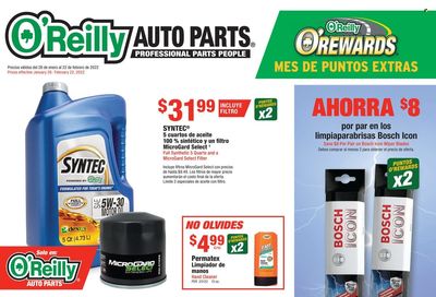 O'Reilly Auto Parts Weekly Ad Flyer January 26 to February 2