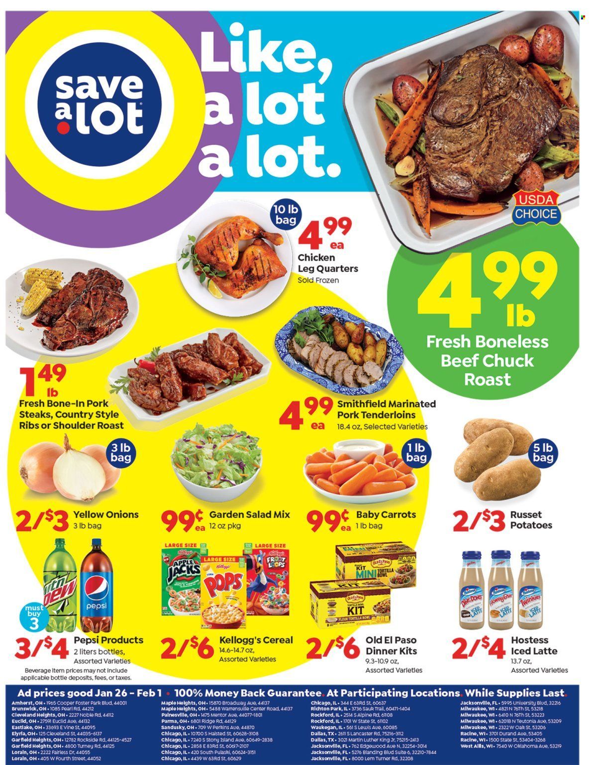 Save a Lot Weekly Ad Flyer January 26 to February 2