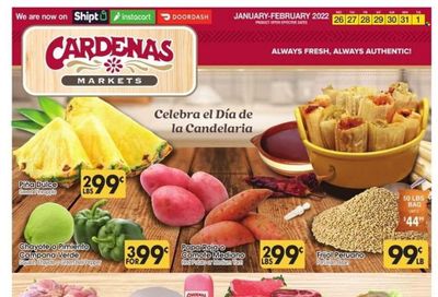 Cardenas (CA, NV) Weekly Ad Flyer January 26 to February 2