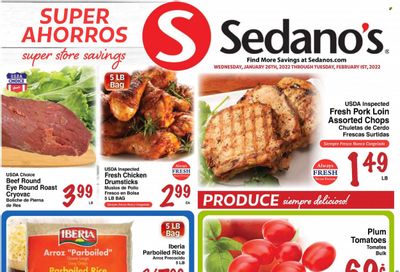 Sedano's (FL) Weekly Ad Flyer January 26 to February 2
