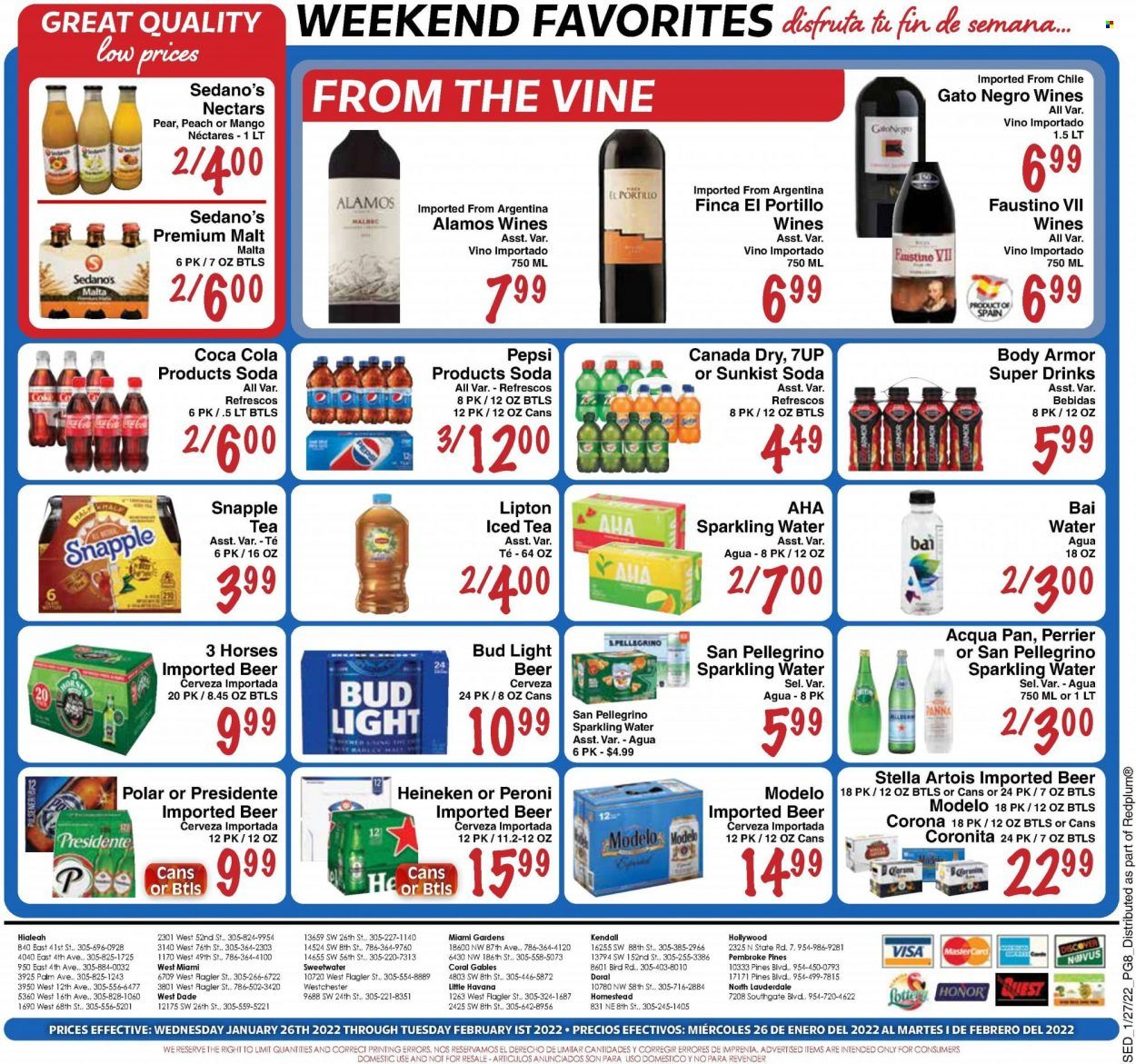 Sedano's (FL) Weekly Ad Flyer January 26 to February 2