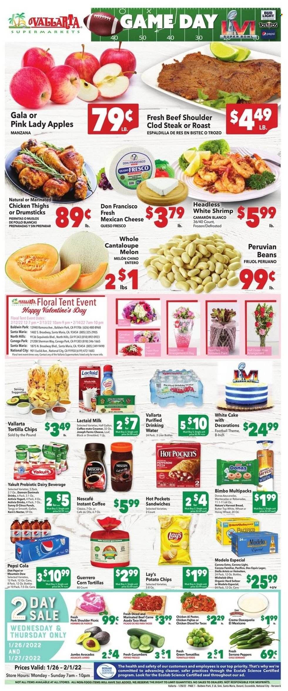 Vallarta (CA) Weekly Ad Flyer January 27 to February 3
