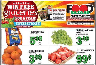 Food Bazaar (CT, NJ, NY) Weekly Ad Flyer January 27 to February 3