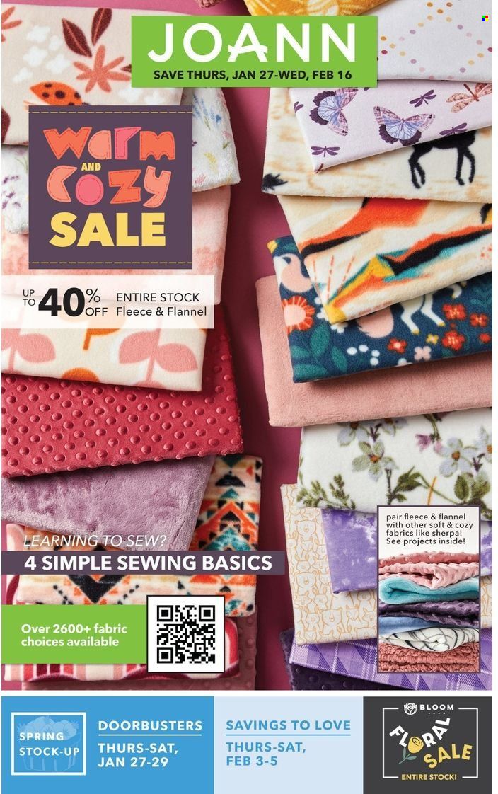 JOANN Weekly Ad Flyer January 27 to February 3