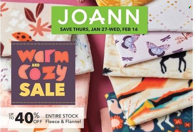 JOANN Weekly Ad Flyer January 27 to February 3