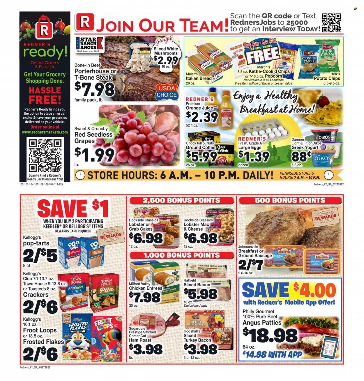 Redner's Markets (DE, MD, PA) Weekly Ad Flyer January 27 to February 3