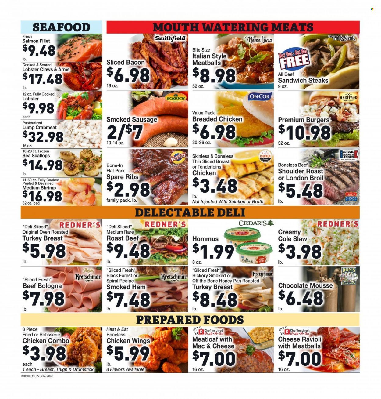 Redner's Markets (DE, MD, PA) Weekly Ad Flyer January 27 to February 3