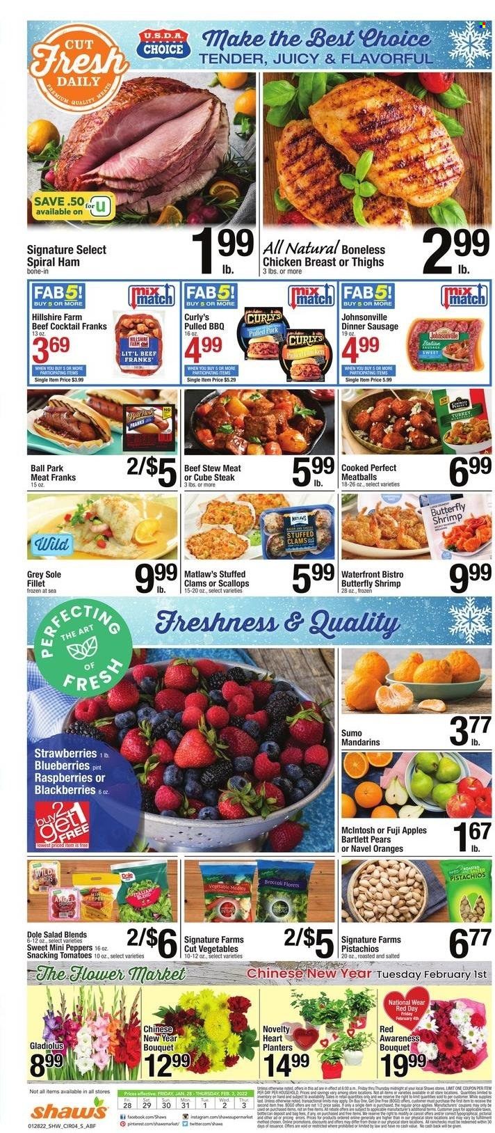 Shaw’s (MA, ME, NH, RI, VT) Weekly Ad Flyer January 27 to February 3