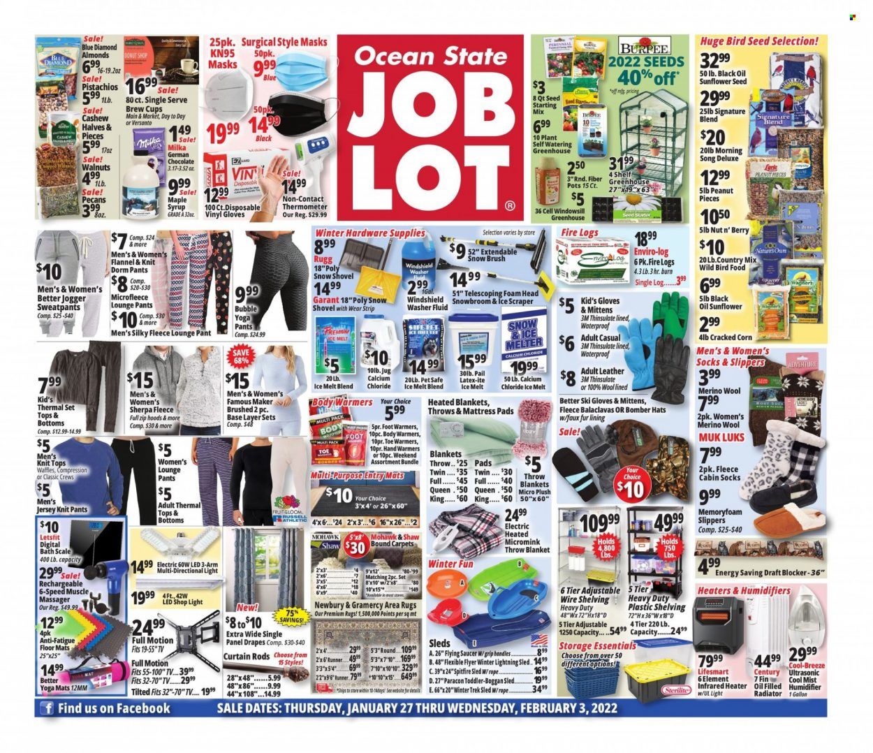 Ocean State Job Lot (CT, MA, ME, NH, NJ, NY, RI) Weekly Ad Flyer January 29 to February 5